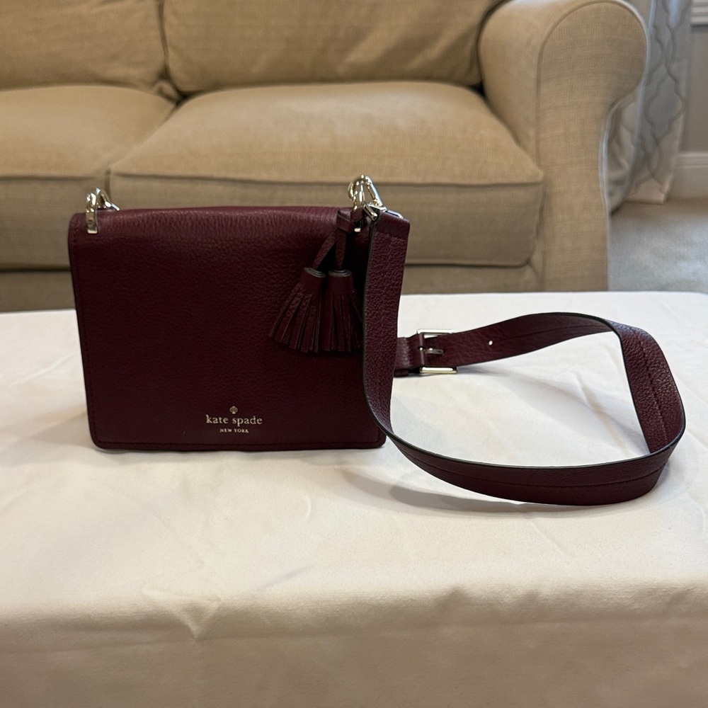 Kate Spade Deep Red Crossbody Bag
